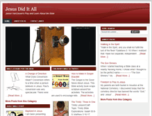 Tablet Screenshot of jesusdiditall.com